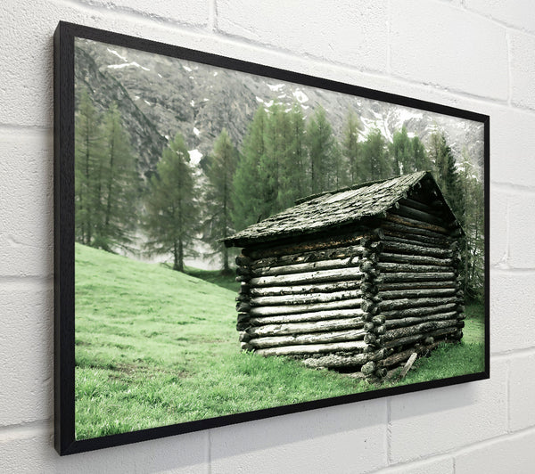 Green Cabin In The Hills