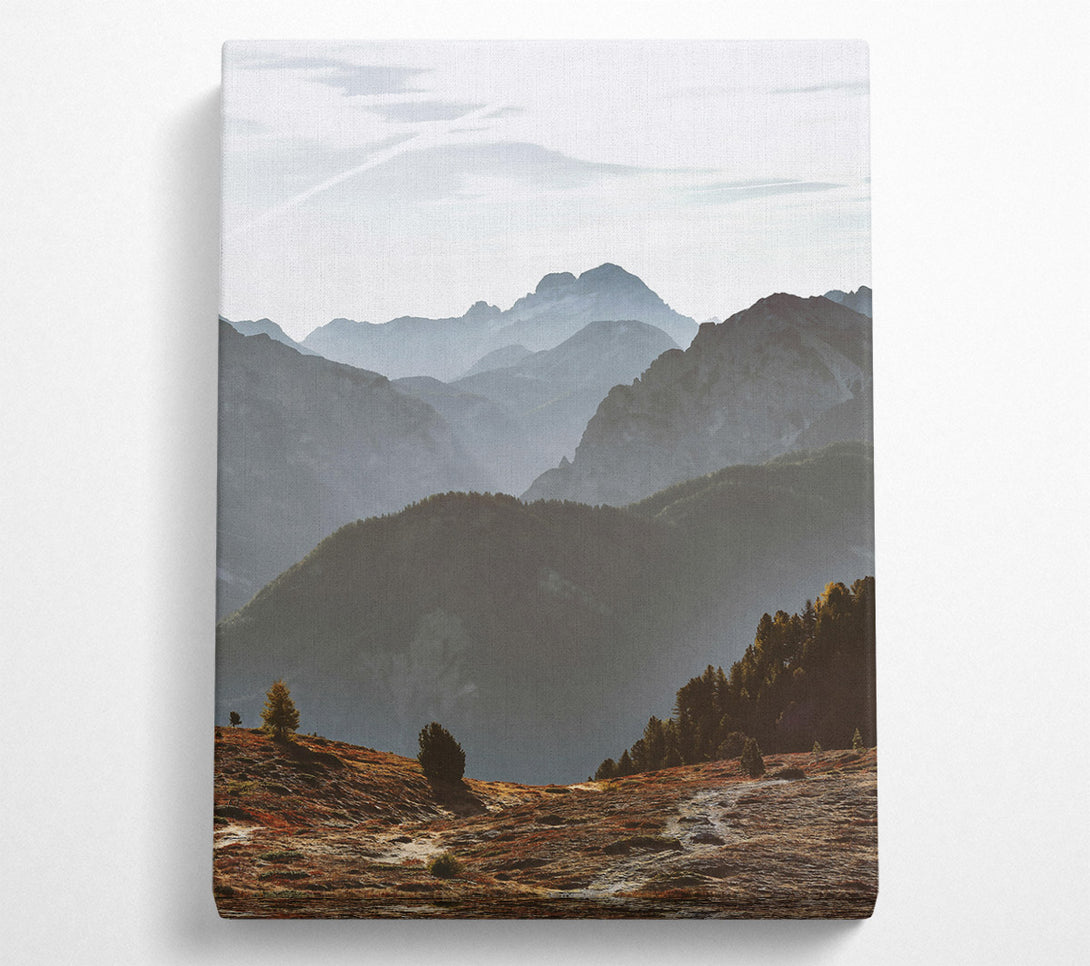  A Canvas Print of Blue Mountain Mist Canvas Art