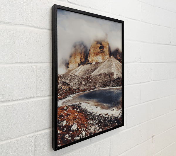 Frozen Brown Peaks