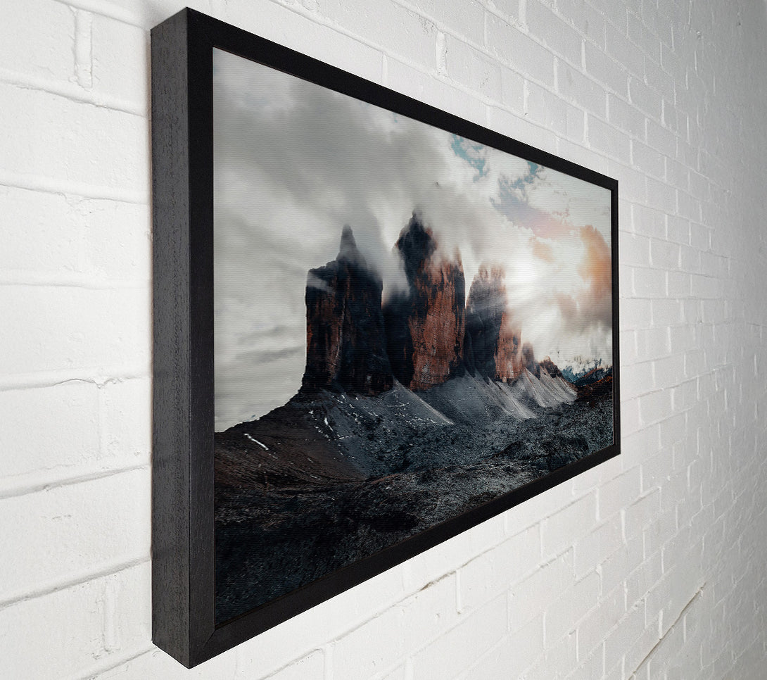  A Canvas Print of Crimson Cloud Peaks Canvas Wall Art