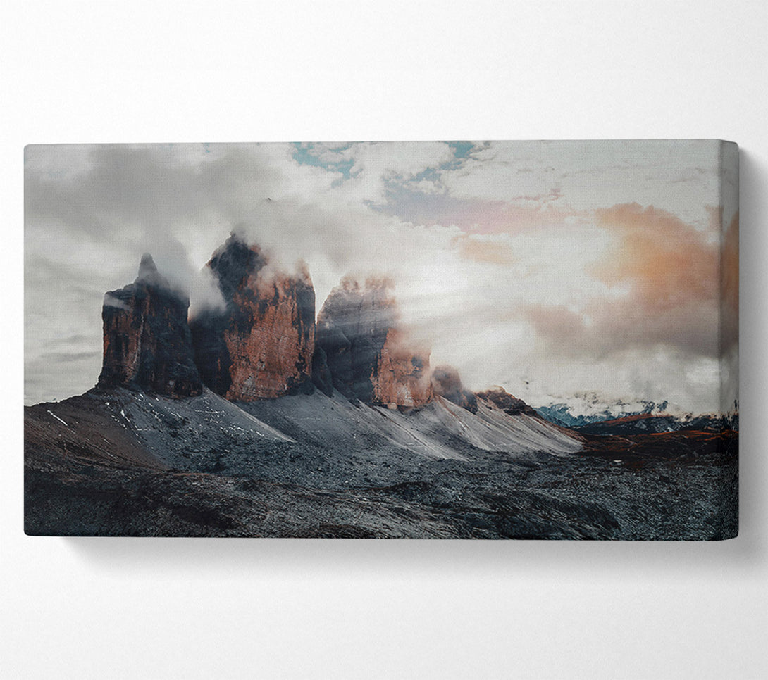  A Canvas Print of Crimson Cloud Peaks Canvas Wall Art