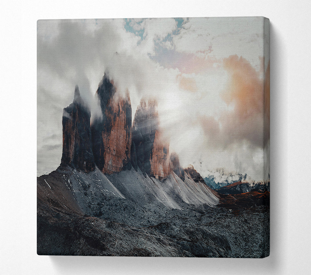  A Canvas Print of Crimson Cloud Peaks Canvas Wall Art