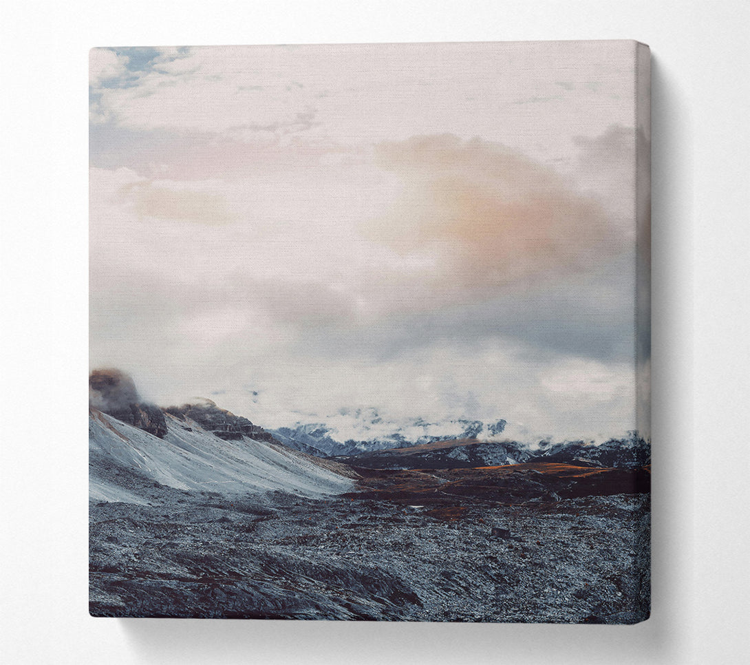  A Canvas Print of Blue Mountain Veil Canvas Art
