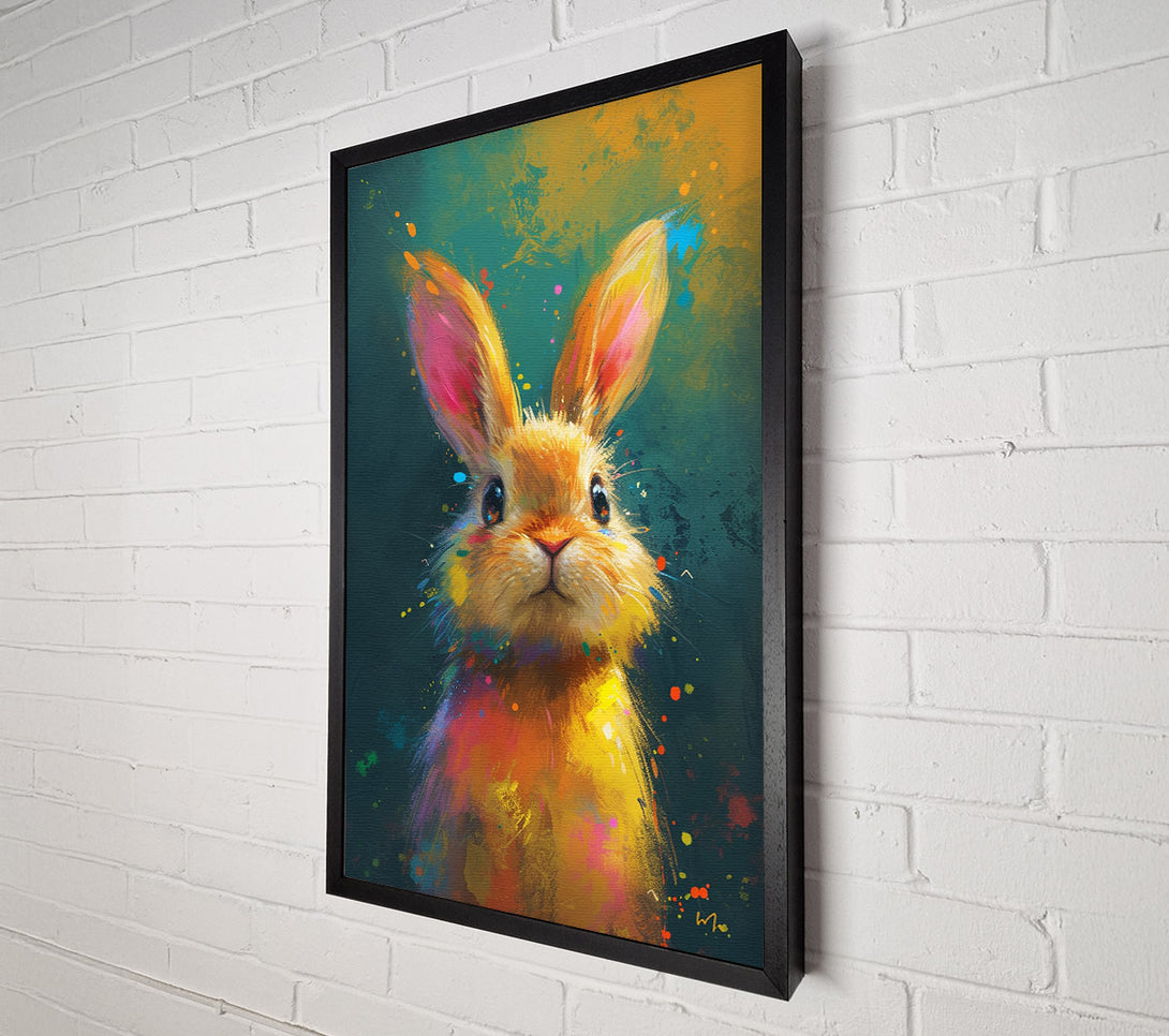  A Canvas Print of Rabbit Explosion Canvas Print