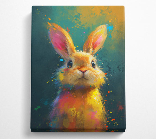  A Canvas Print of Rabbit Explosion Canvas Print