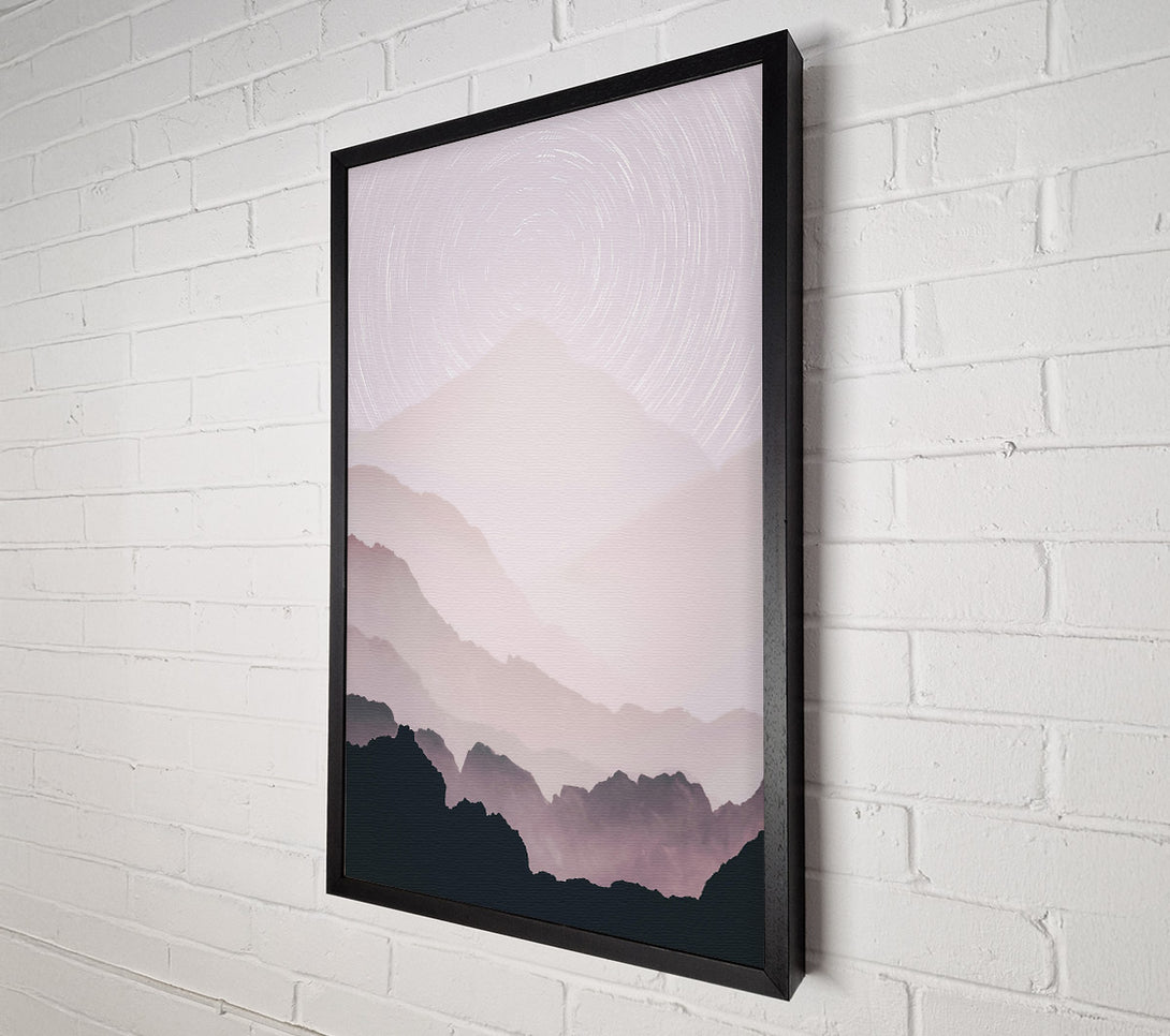  A Canvas Print of Pale Mountain Dreams Canvas Art