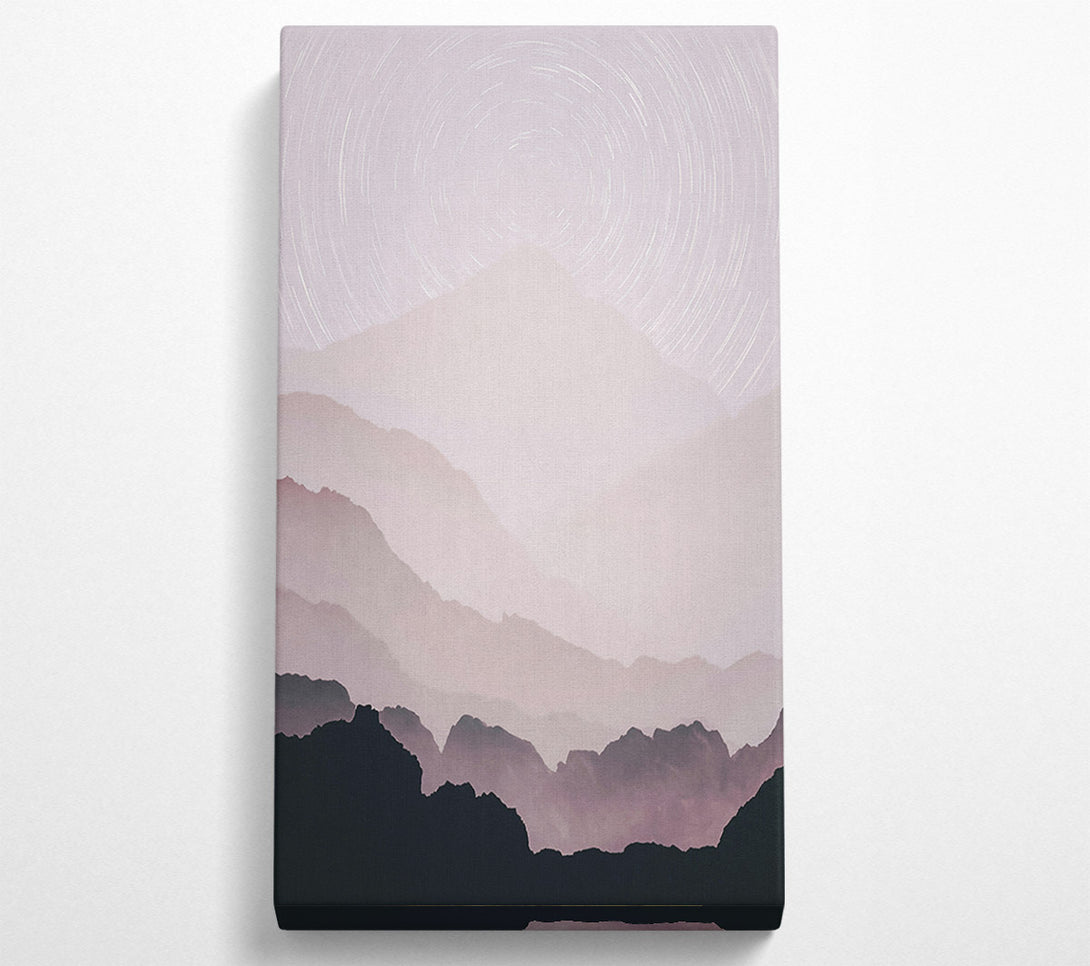  A Canvas Print of Pale Mountain Dreams Canvas Art