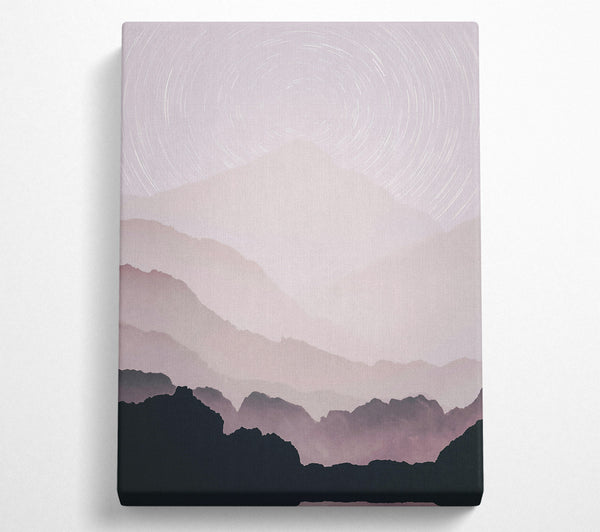  A Canvas Print of Pale Mountain Dreams Canvas Art