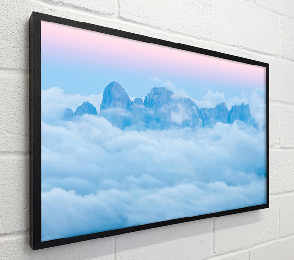 Blue Serenity Above Peaks