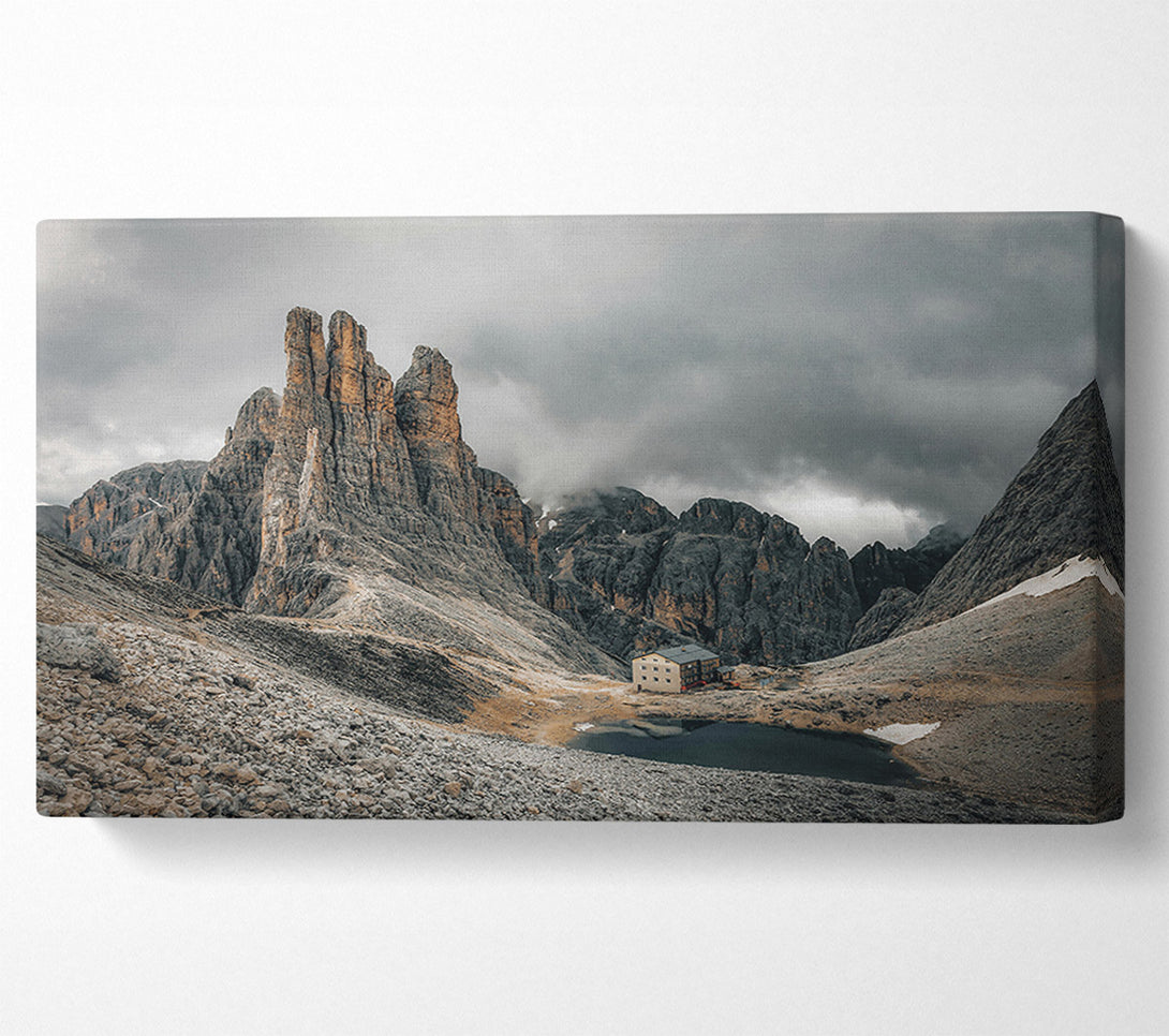  A Canvas Print of Gray Mountain Refuge Canvas Wall Art