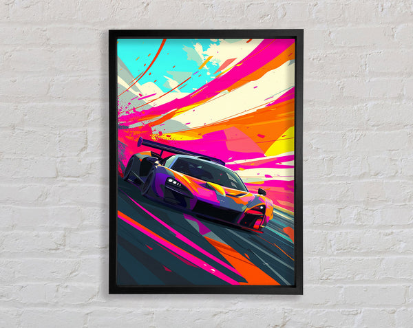 Race Car Framed Print
