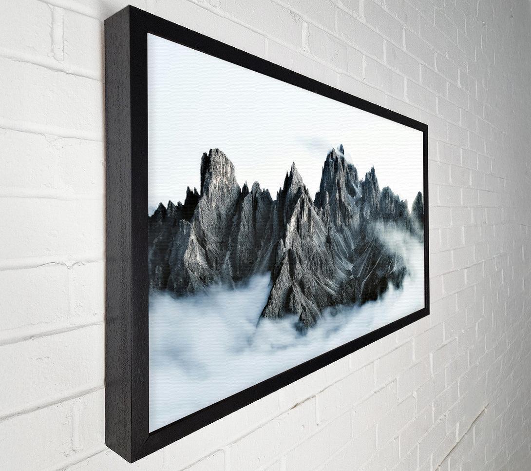  A Canvas Print of Gray Peaks Emerging Canvas Art