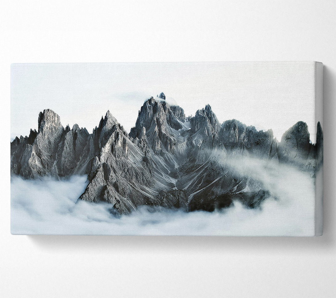  A Canvas Print of Gray Peaks Emerging Canvas Art