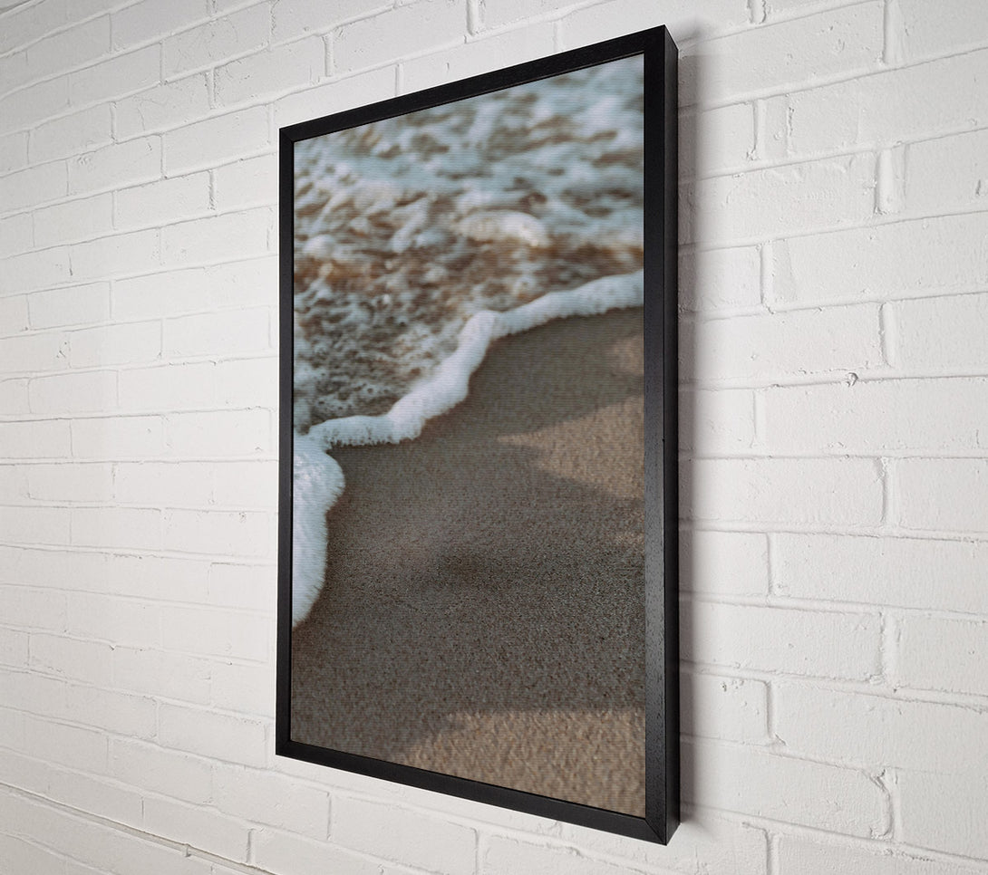  A Canvas Print of Golden Sand Tide Canvas Print
