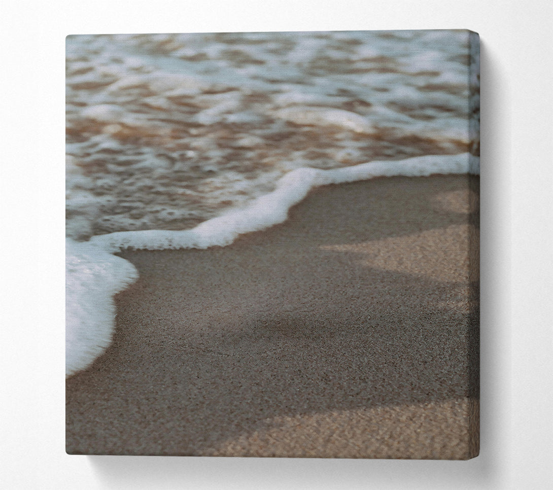  A Canvas Print of Golden Sand Tide Canvas Print
