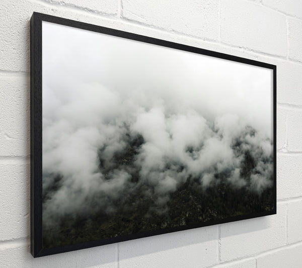 White Clouds Over Grey