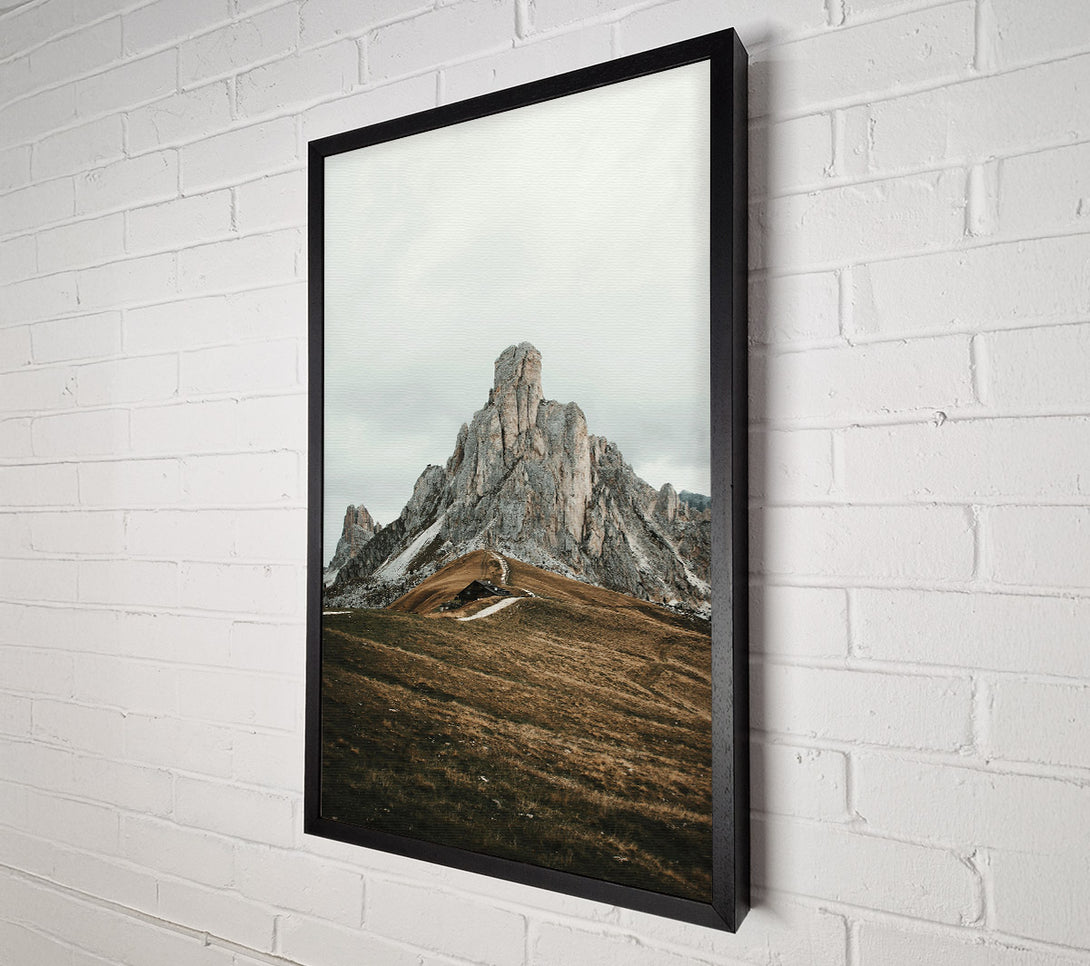  A Canvas Print of Brown Mountain'S Peak Canvas Print