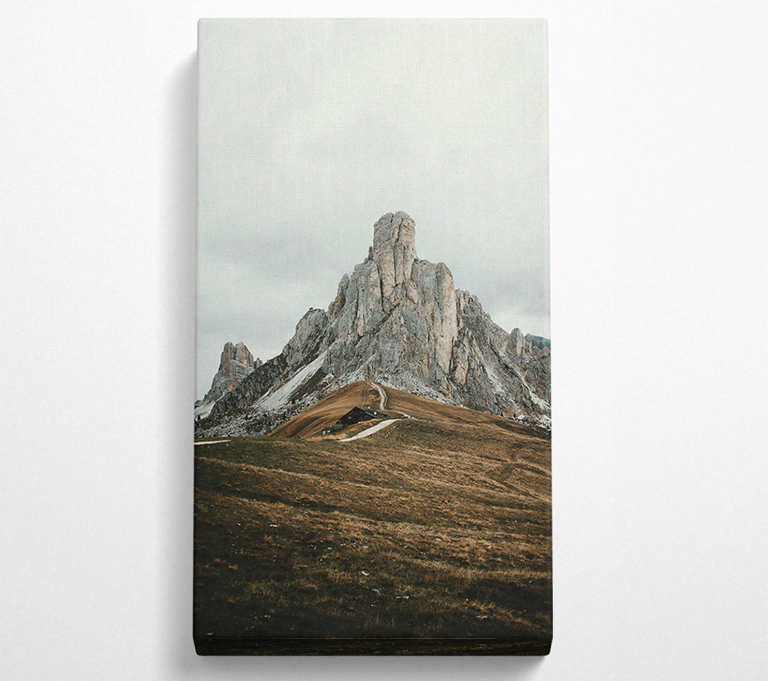  A Canvas Print of Brown Mountain'S Peak Canvas Print