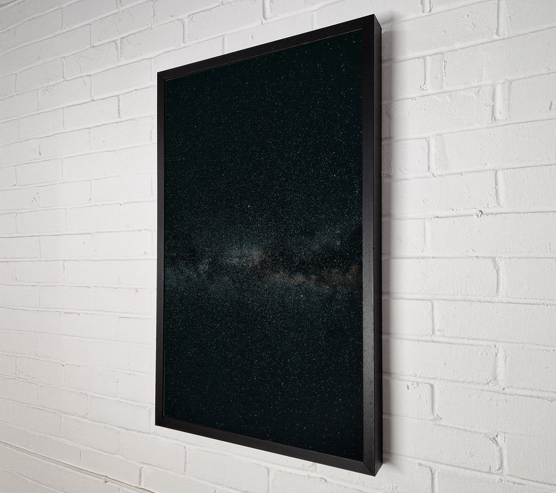  A Canvas Print of Black Night Sky Canvas Print