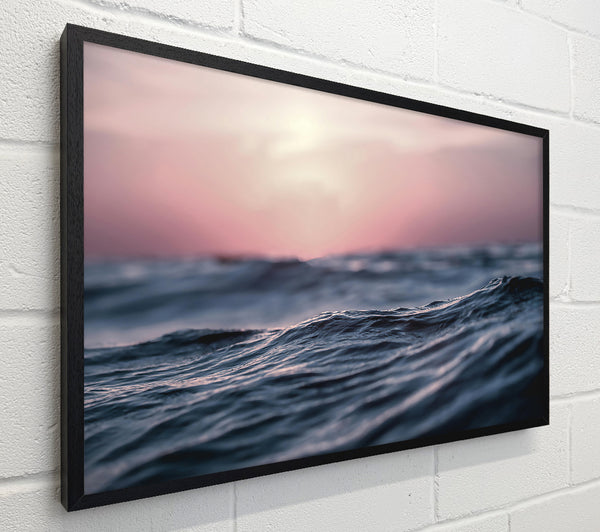 Pink Sky, Blue Waves