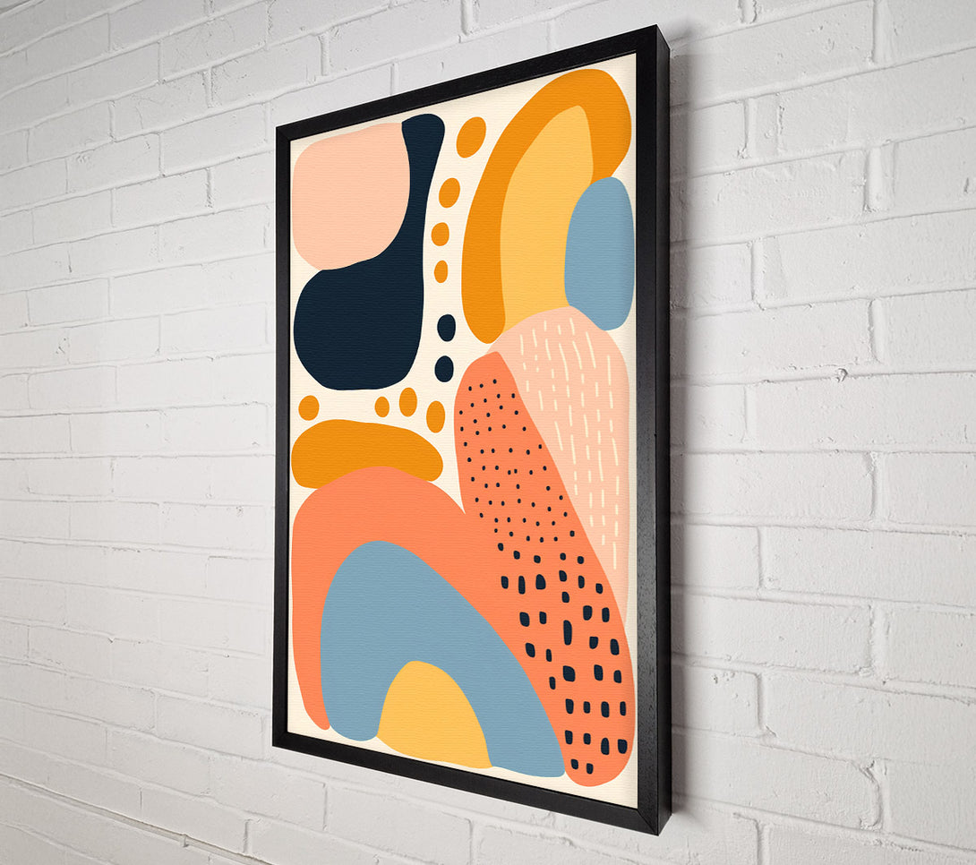  A Canvas Print of Rainbow Pattern Love Canvas Print