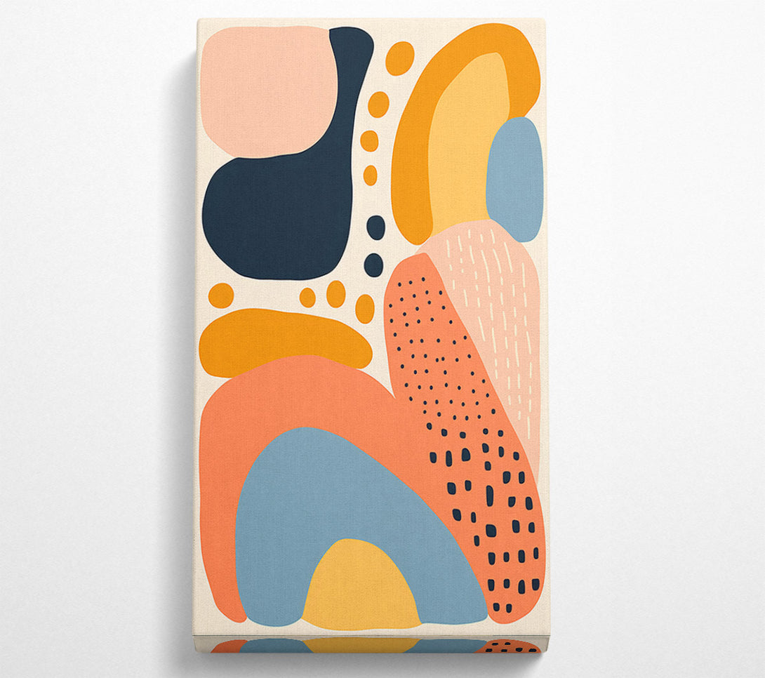  A Canvas Print of Rainbow Pattern Love Canvas Print