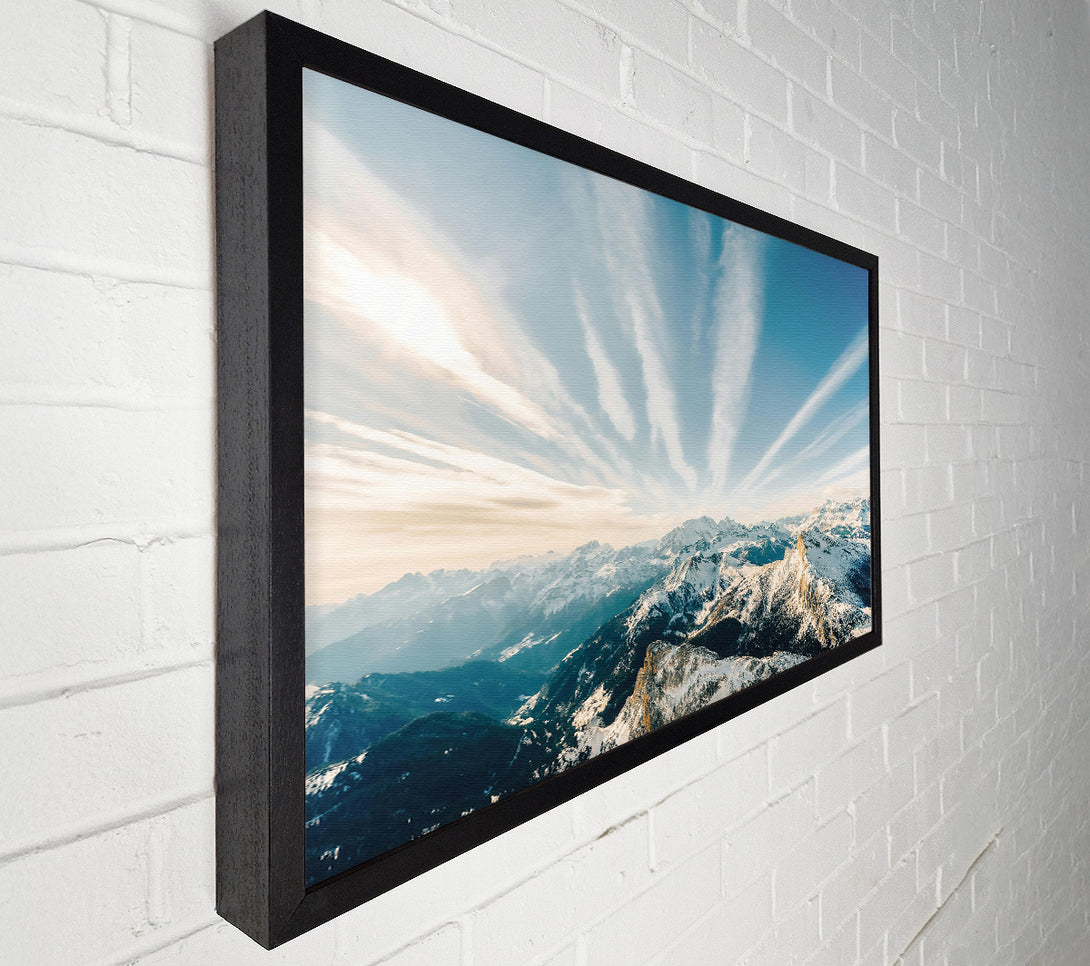 A Canvas Print of Blue Mountain Sky Canvas Art
