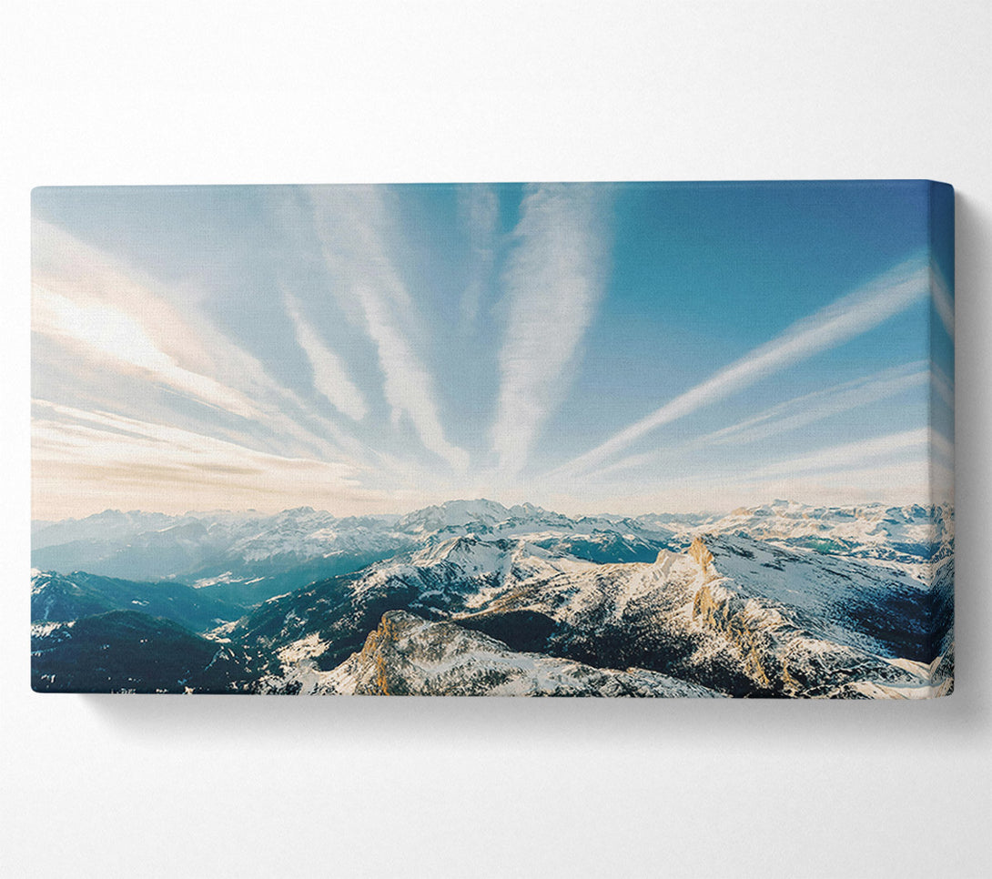 A Canvas Print of Blue Mountain Sky Canvas Art