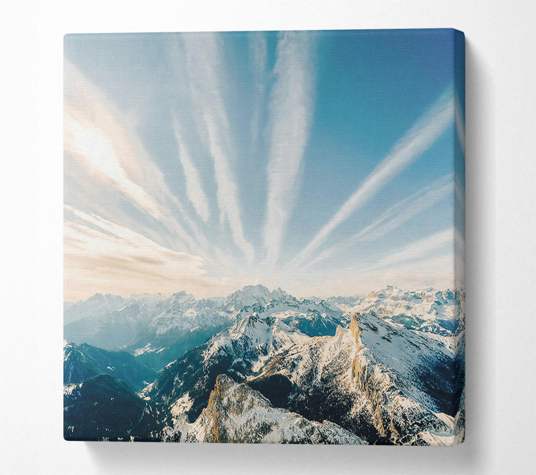  A Canvas Print of Blue Mountain Sky Canvas Art