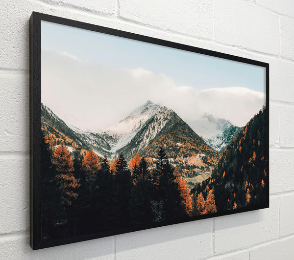 Orange Peaks And Fog