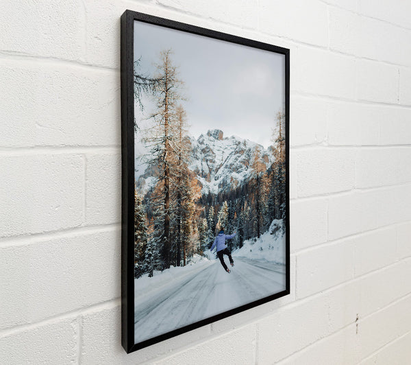 Blue Joy In Snow