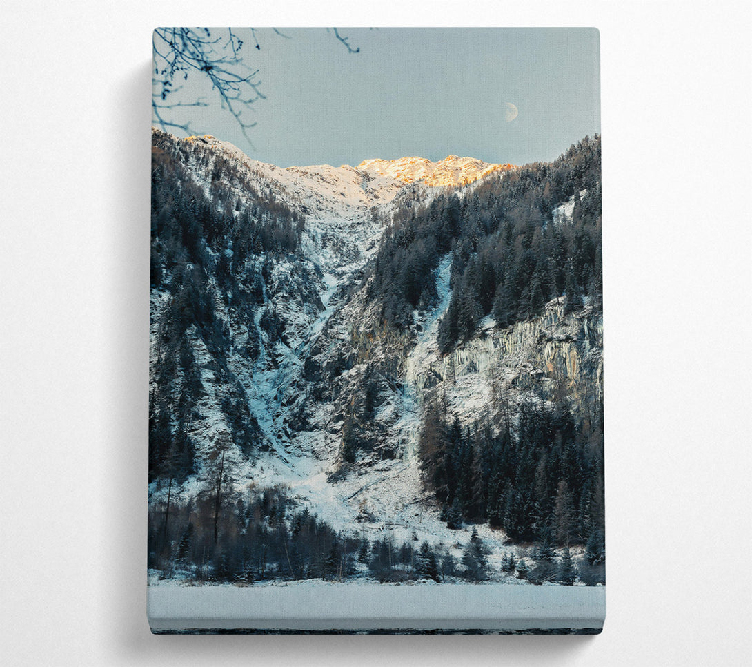  A Canvas Print of White Mountain Majesty Canvas Art