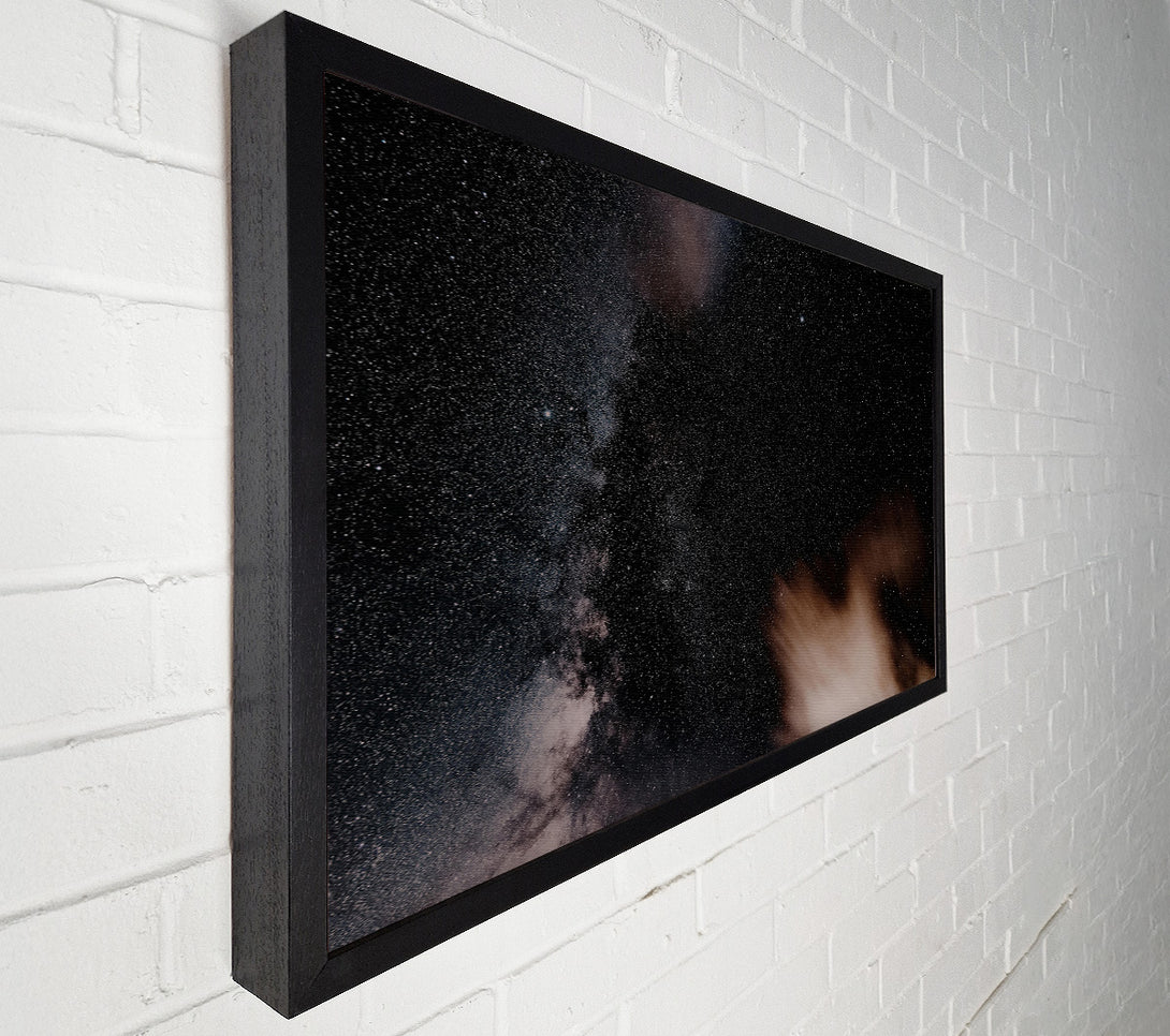  A Canvas Print of Dusty Brown Nebula Canvas Wall Art