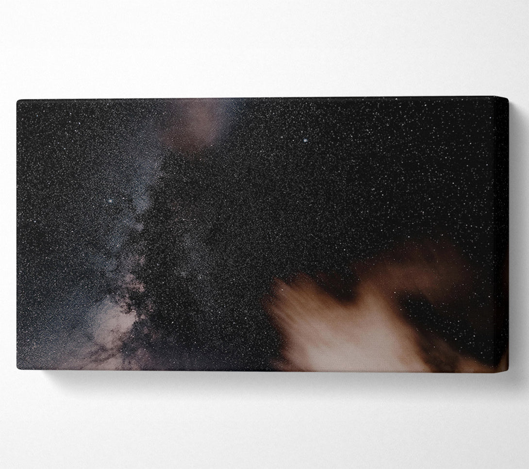  A Canvas Print of Dusty Brown Nebula Canvas Wall Art