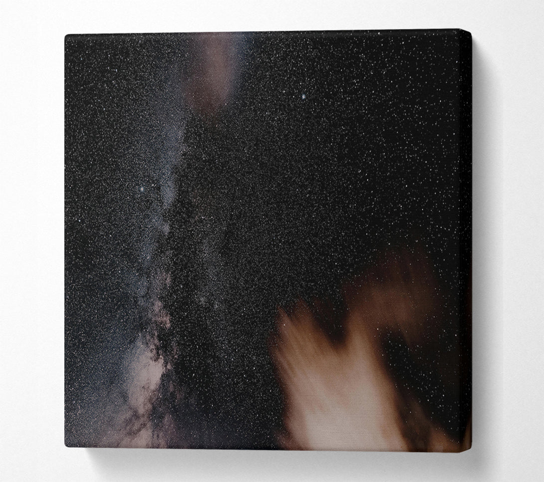  A Canvas Print of Dusty Brown Nebula Canvas Wall Art