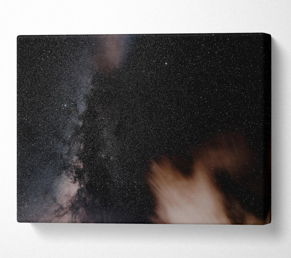  A Canvas Print of Dusty Brown Nebula Canvas Wall Art