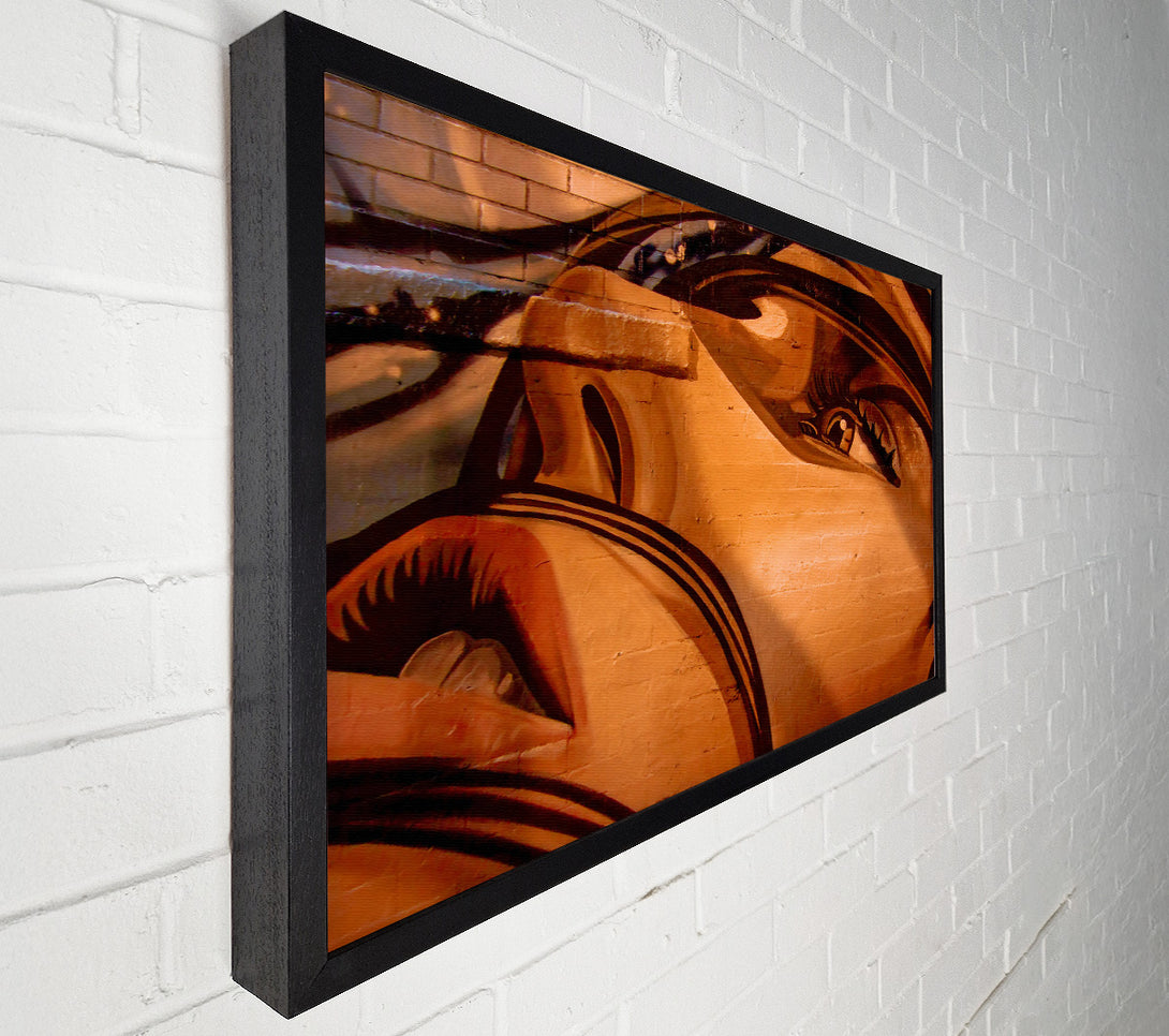  A Canvas Print of Golden Eye Glance Canvas Art