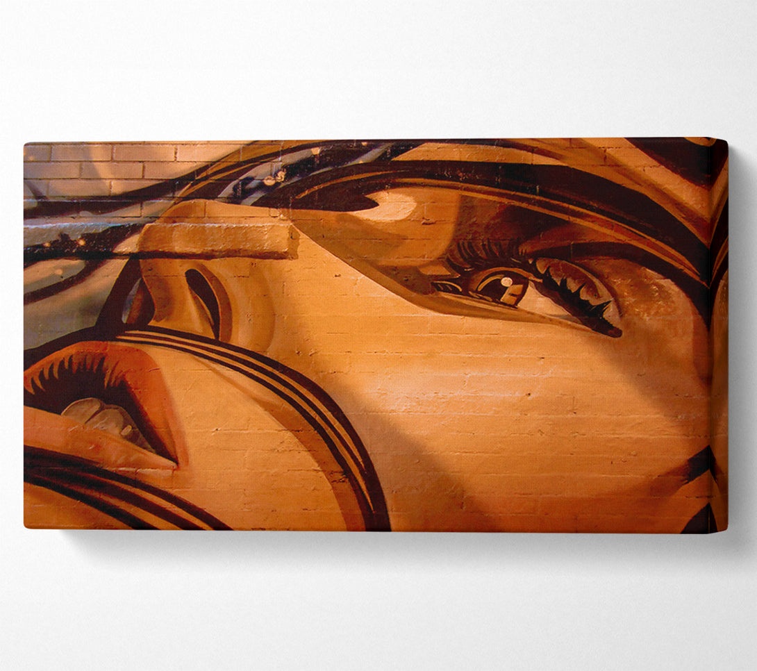  A Canvas Print of Golden Eye Glance Canvas Art