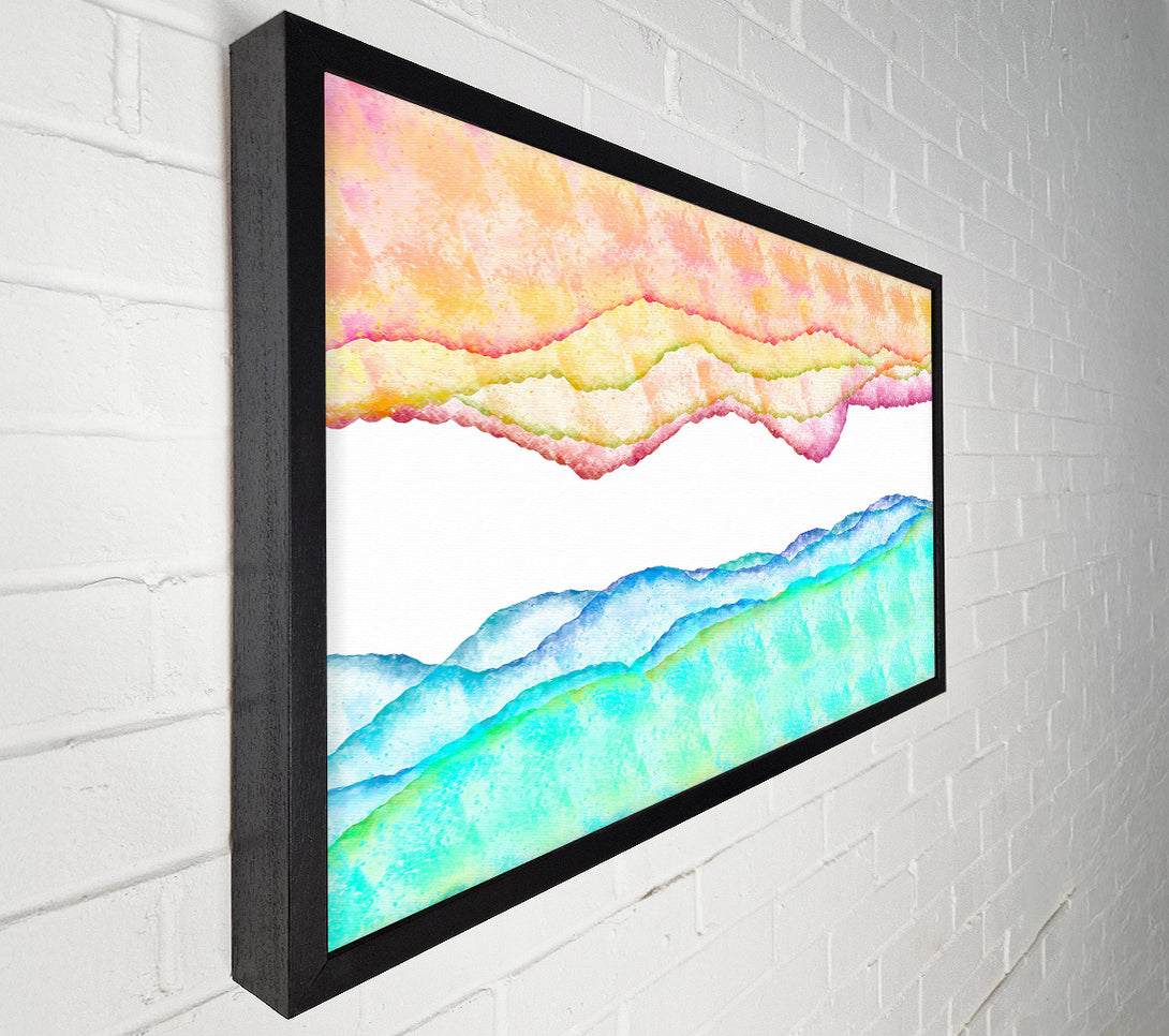  A Canvas Print of Aqua Dreamscape Canvas Art