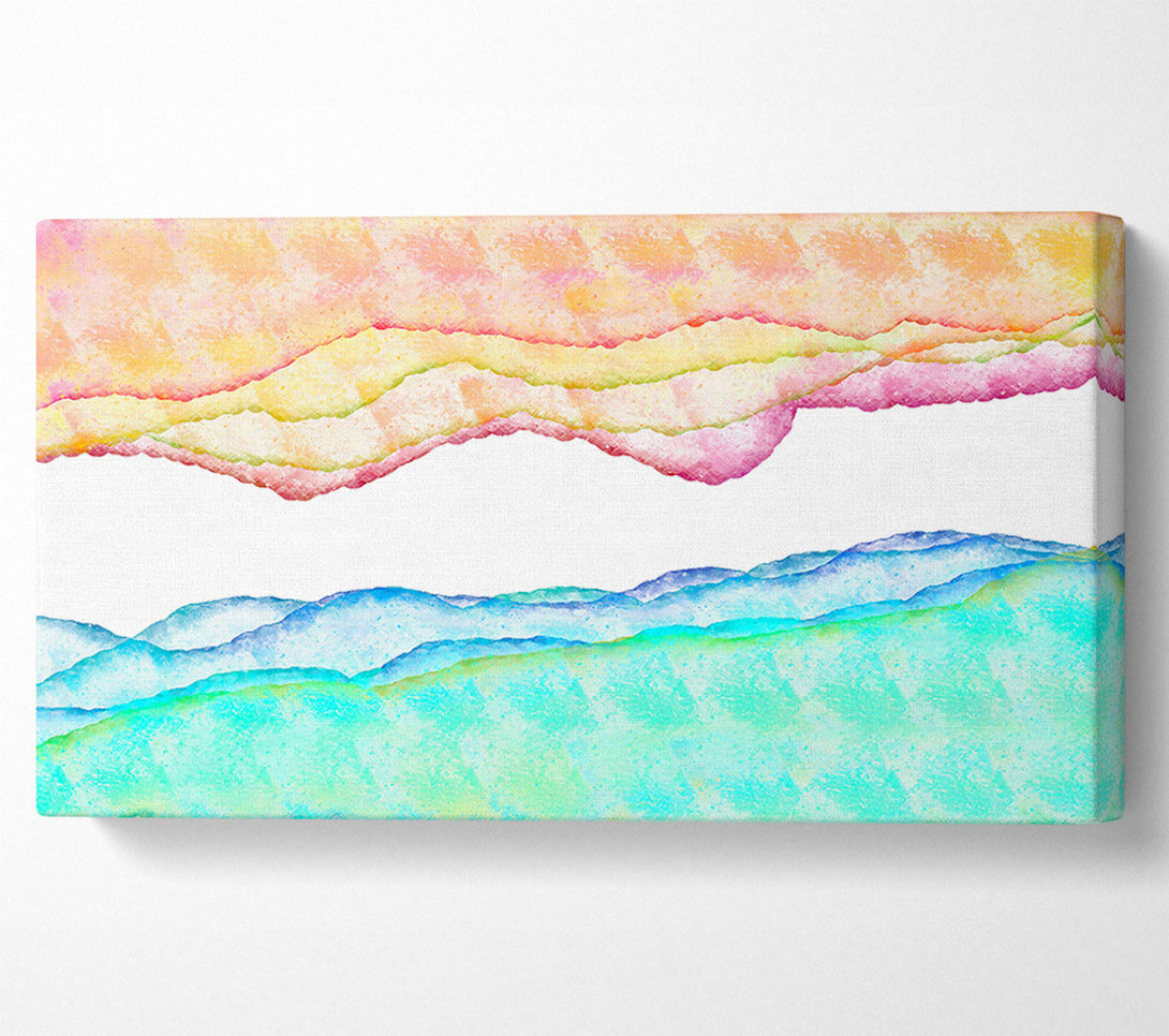 A Canvas Print of Aqua Dreamscape Canvas Art