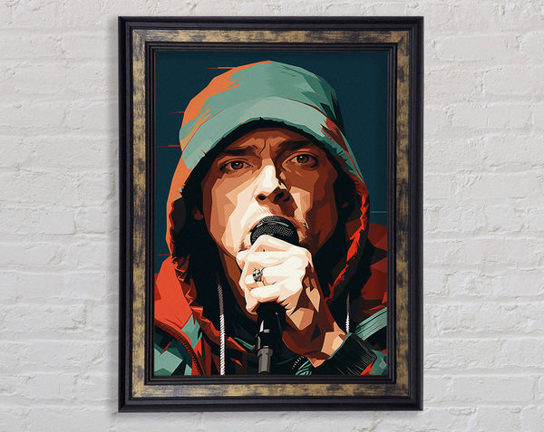 Rapper Art Framed Print