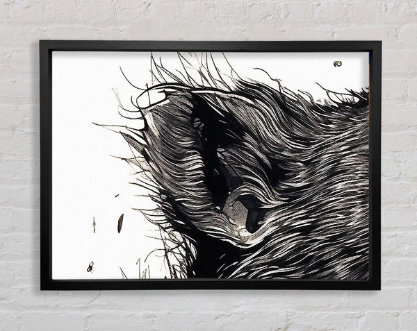 Rat Scream Framed Print