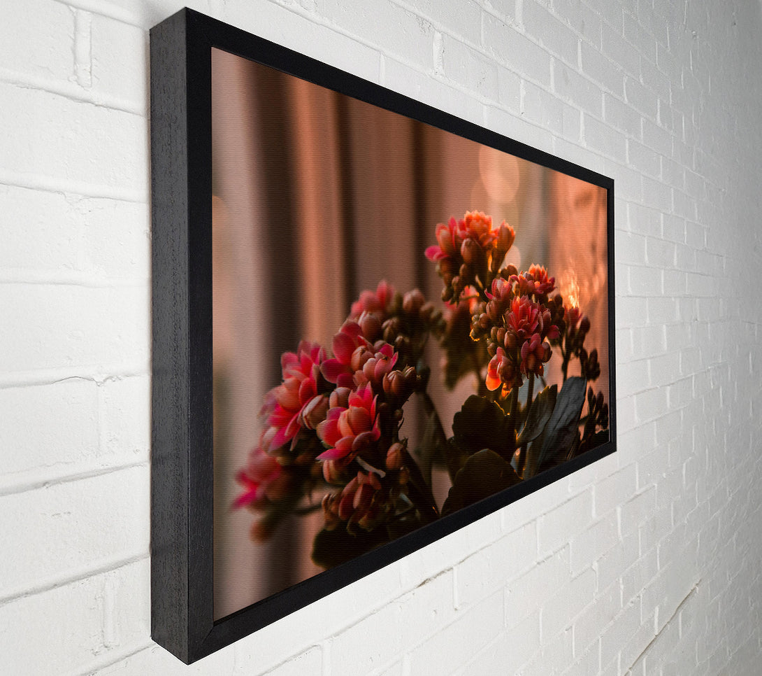  A Canvas Print of Pink Flowers In Bloom Canvas Print