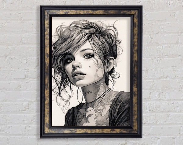 Rebel Girl Framed Print