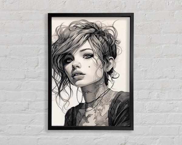 Rebel Girl Framed Print
