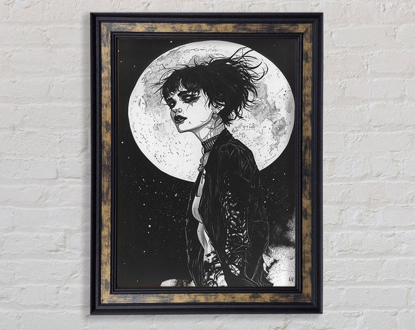 Rebel Moon Girl Framed Print
