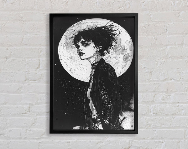 Rebel Moon Girl Framed Print
