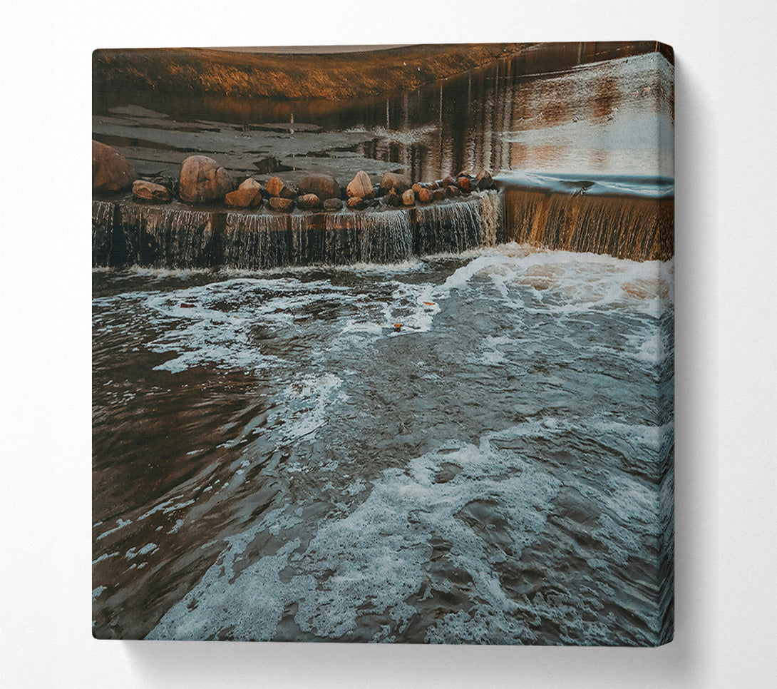  A Canvas Print of Silver River Cascade Canvas Print