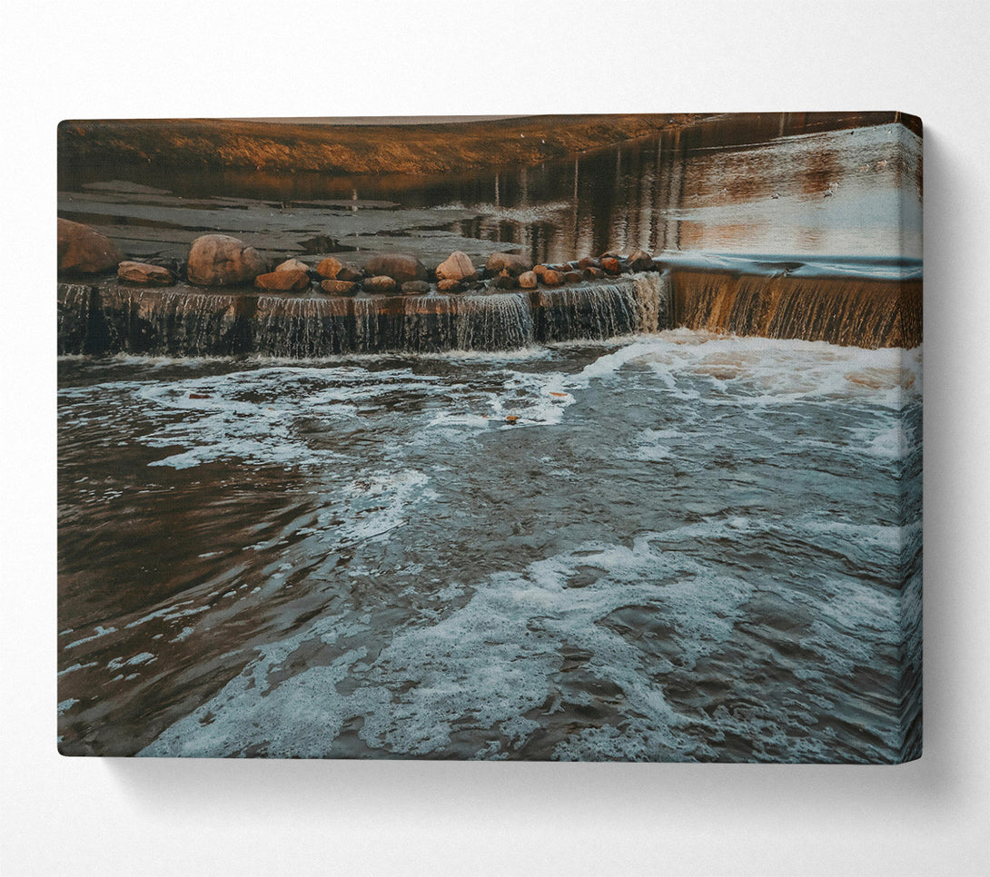 A Canvas Print of Silver River Cascade Canvas Print