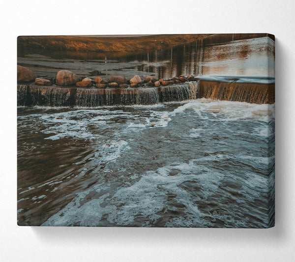  A Canvas Print of Silver River Cascade Canvas Print